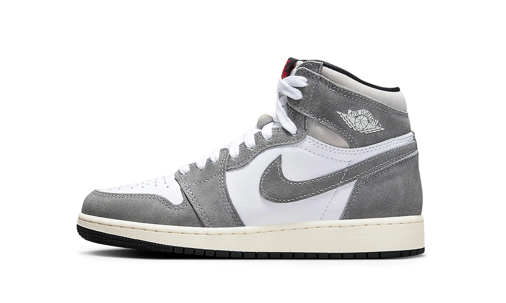 Anti Friction Collar Dynamic Arch Cushion Air Jordan 1 Retro High OG GS "Washed Black"