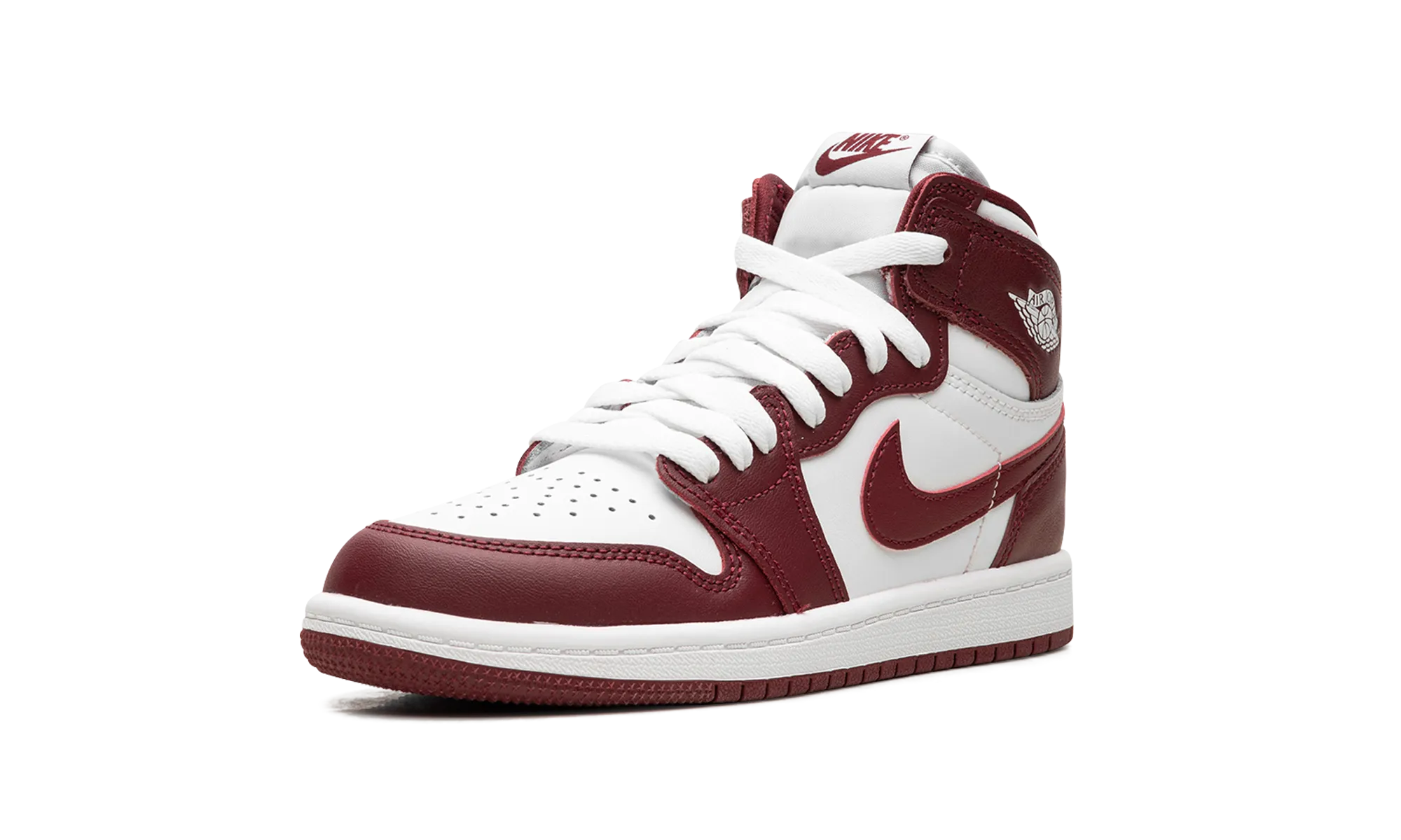 hook and loop closure Breathable Lining Air Jordan 1 Retro High OG PS "Team Red"