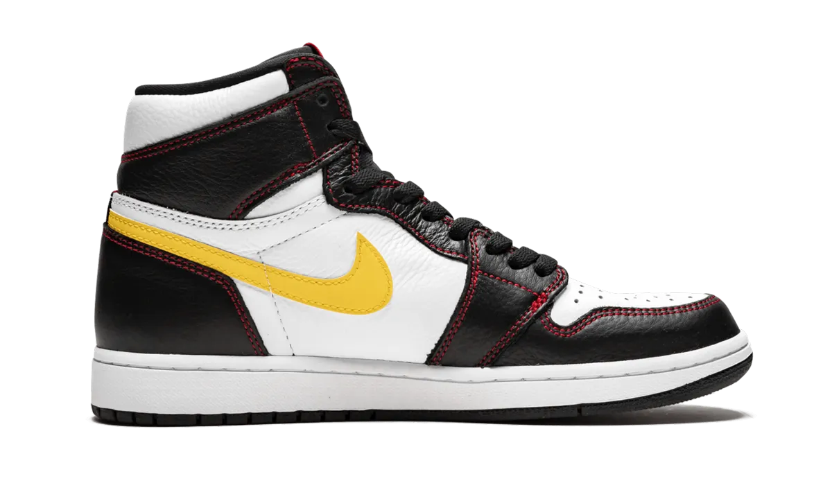 Sustainable materials Every Step Air Jordan 1 Retro High OG "Defiant Yellow"