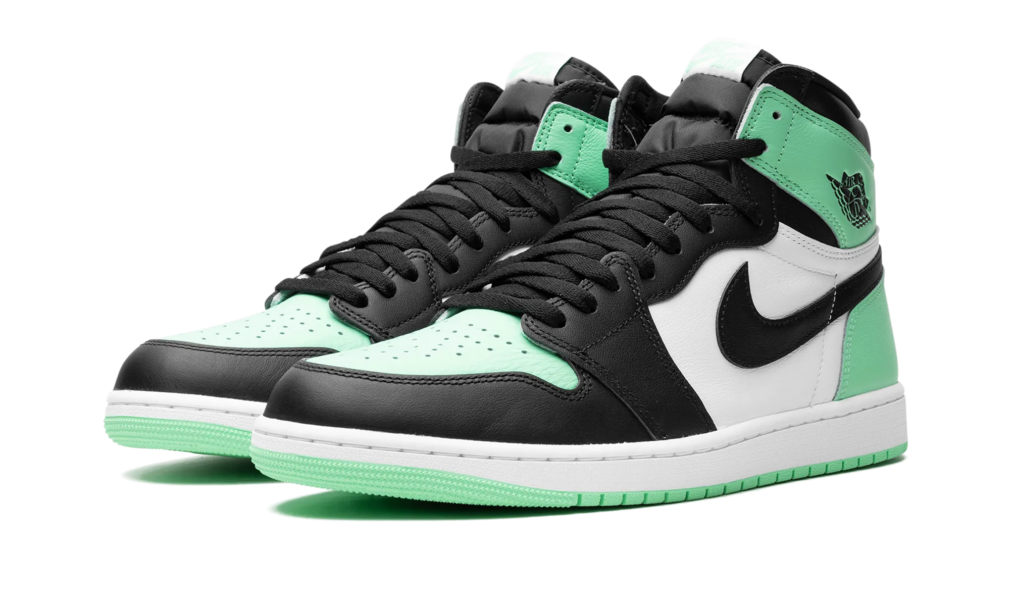 Air Jordan 1 Retro High OG "Green Glow" Knit Fabric Design Fit Comfort