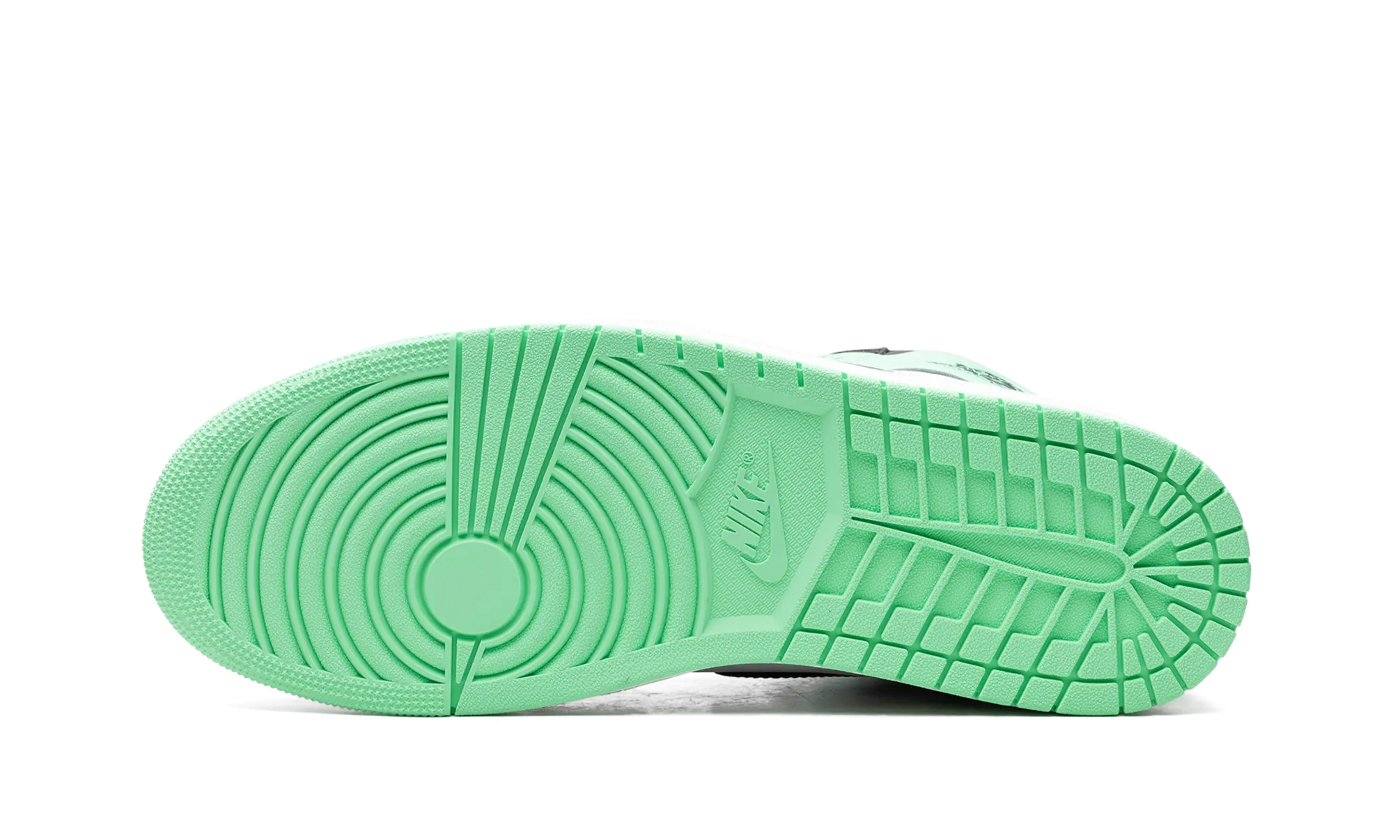 Air Jordan 1 Retro High OG "Green Glow" Non Slip Outsole Patterns