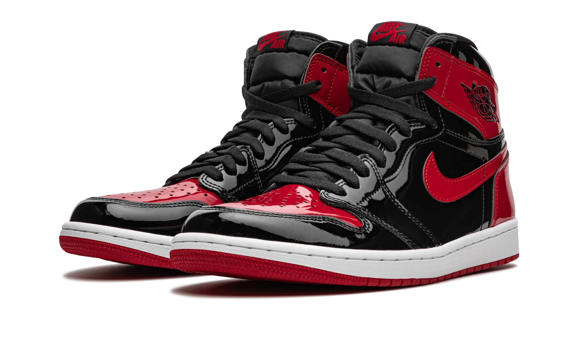 stretchy design Zero Drop Platform Air Jordan 1 Retro High OG "Patent Bred"
