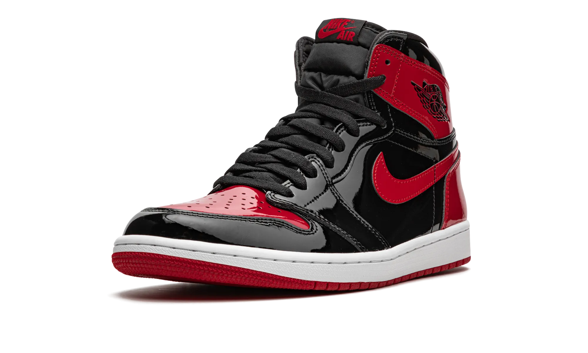 Air Jordan 1 Retro High OG "Patent Bred" Chic Design Collared Ankle