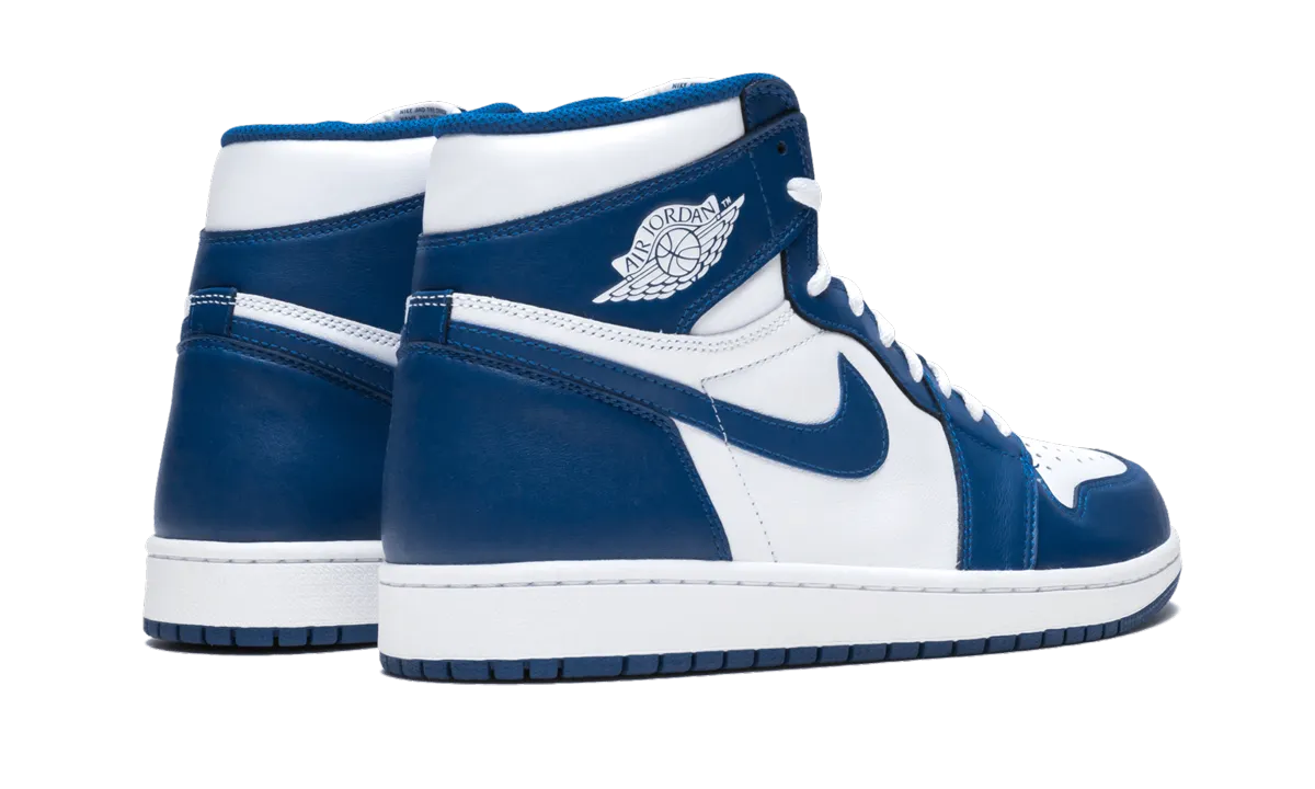 Shock   Absorbing Smooth Transition Heel Air Jordan 1 Retro High OG "Storm Blue"