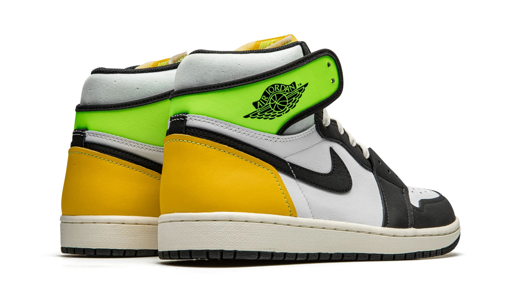 Orthotic Compatible Layered sole Air Jordan 1 Retro High OG "Volt Gold"