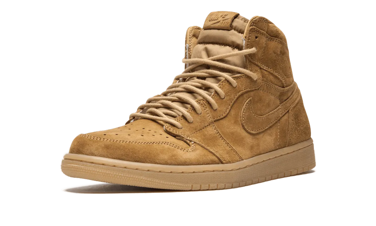 Breathable Use Walk Casual Air Jordan 1 Retro High OG "Wheat"