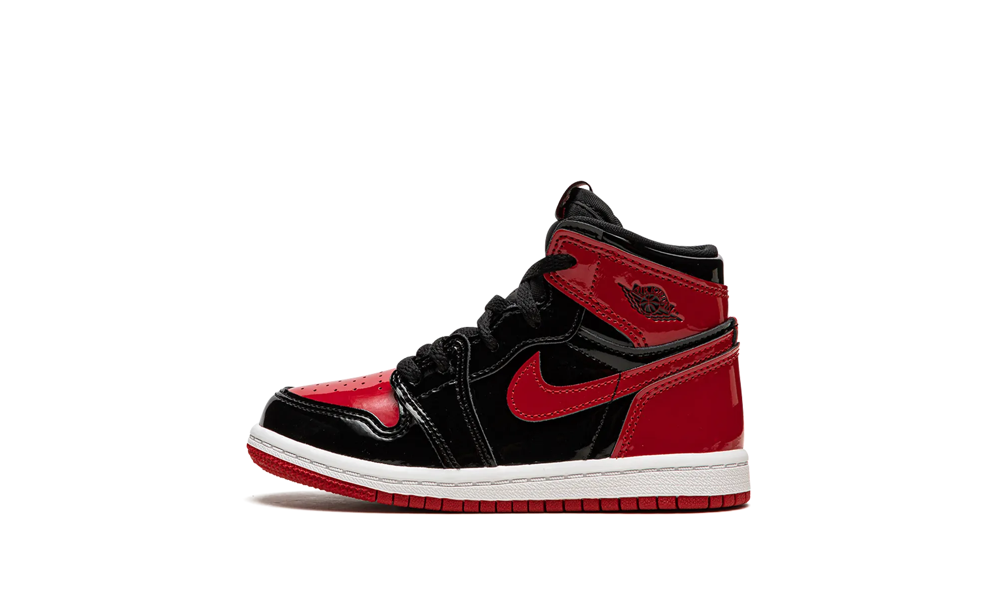 Air Jordan 1 Retro High OG TD "Bred Patent" Secure Lace System
