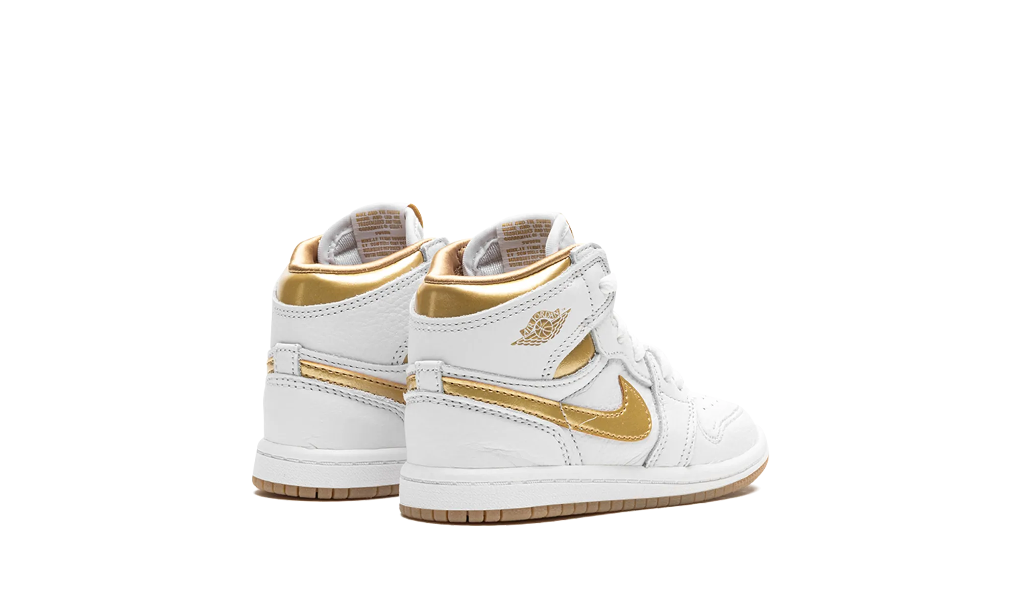 Smooth Form Comfortable Step Air Jordan 1 Retro High OG TD "Metallic Gold"
