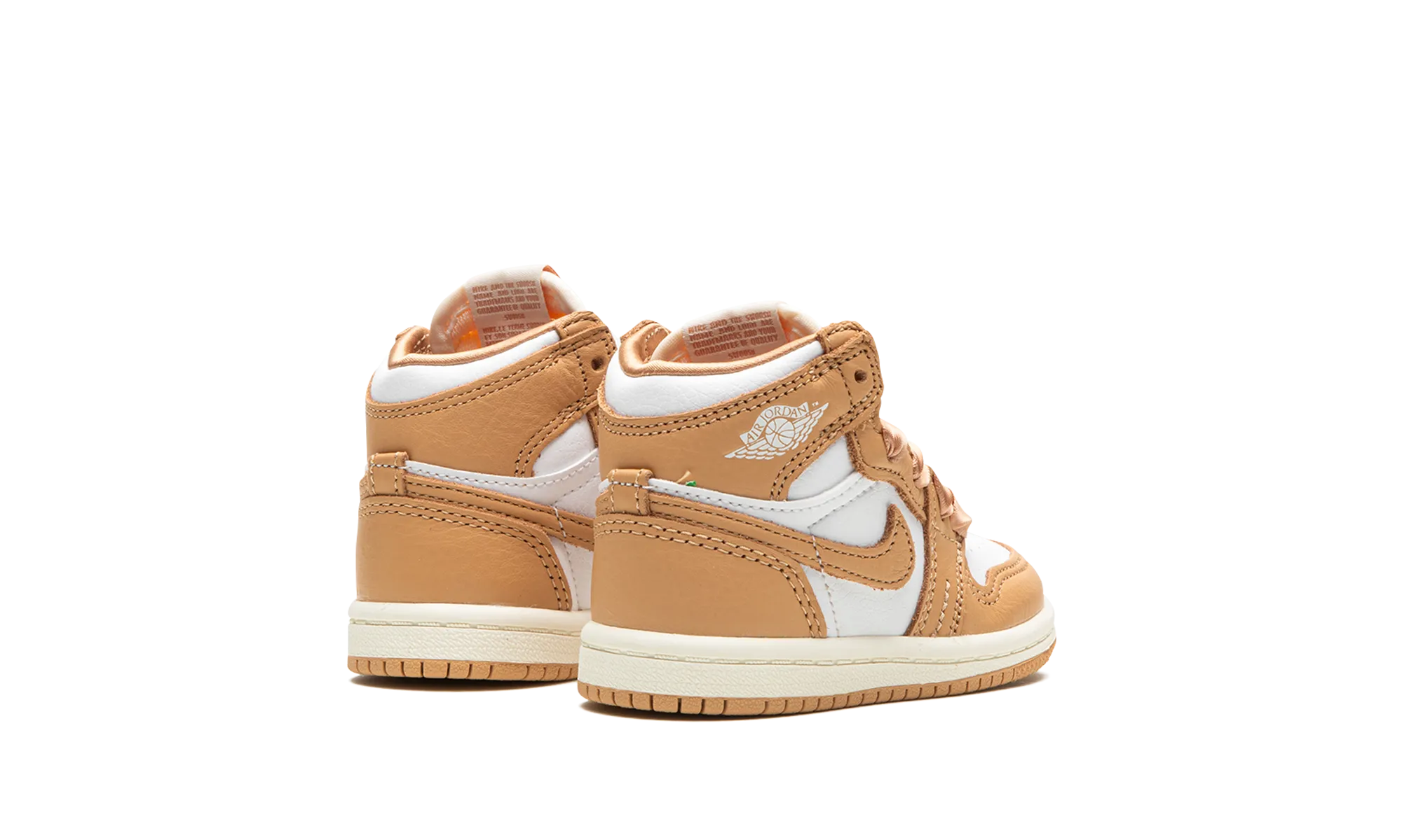 Air Jordan 1 Retro High OG TD "Praline" Street Inspired Metallic Trim