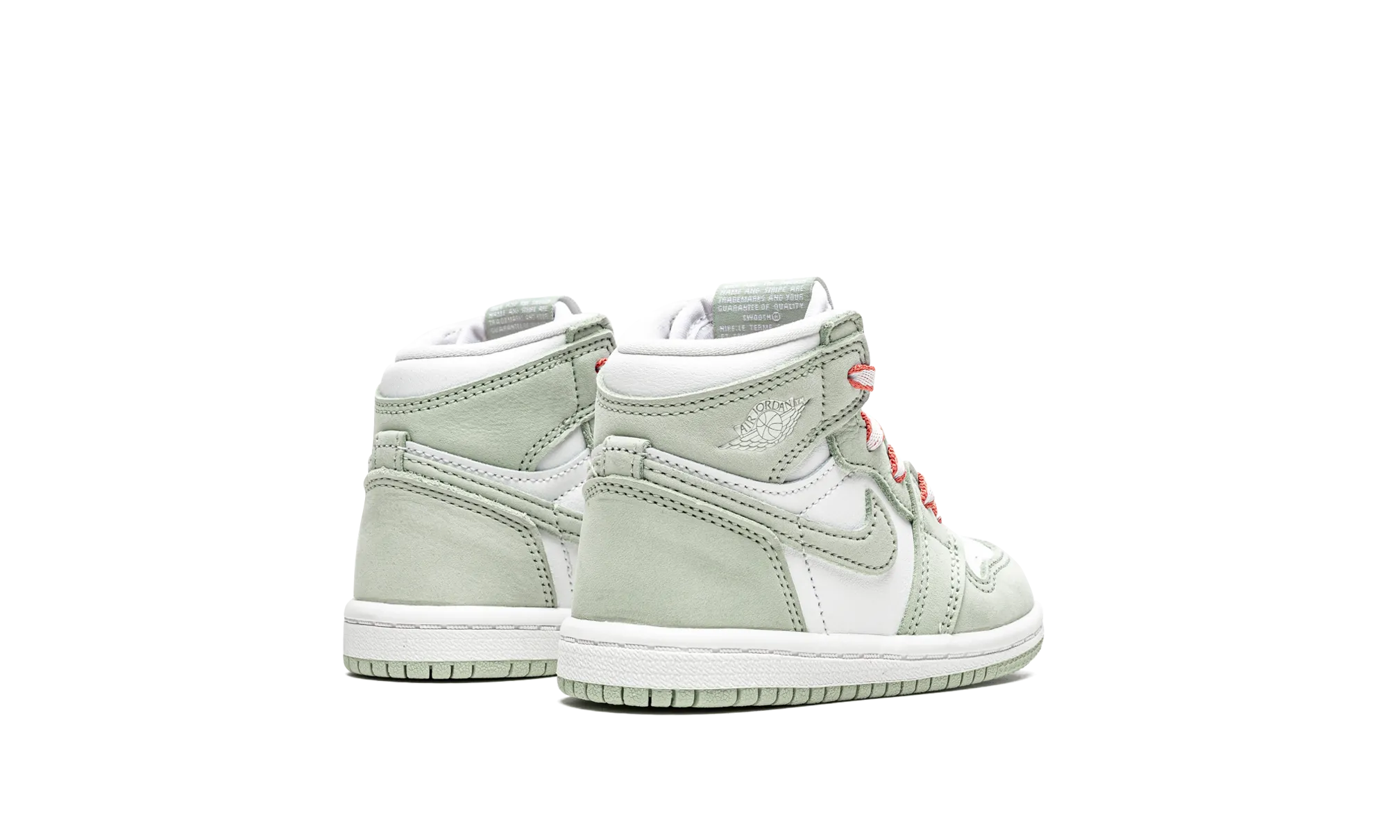 Stitch Free Uppers Lace   Up Closure Air Jordan 1 Retro High OG TD "Seafoam"