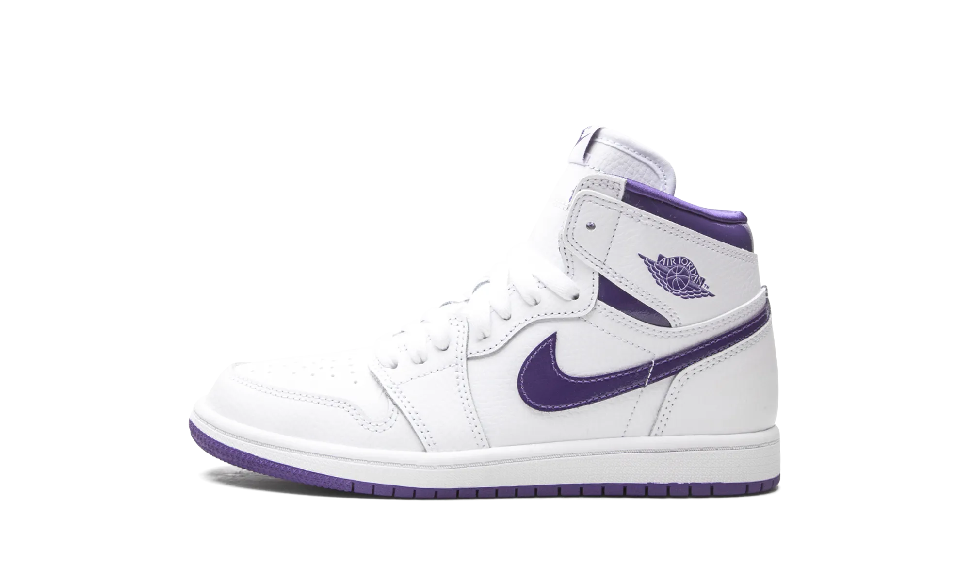 Air Jordan 1 Retro High PS "Court Purple" Breathable Comfort MoistureWickingFabric