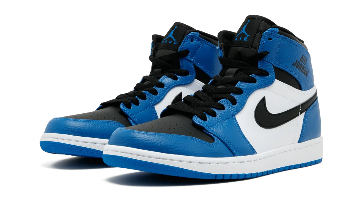 Running Trails Seismic Reduction Air Jordan 1 Retro High "Solar Blue"