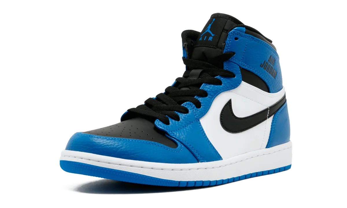 Low Profile Silhouette Air Jordan 1 Retro High "Solar Blue"