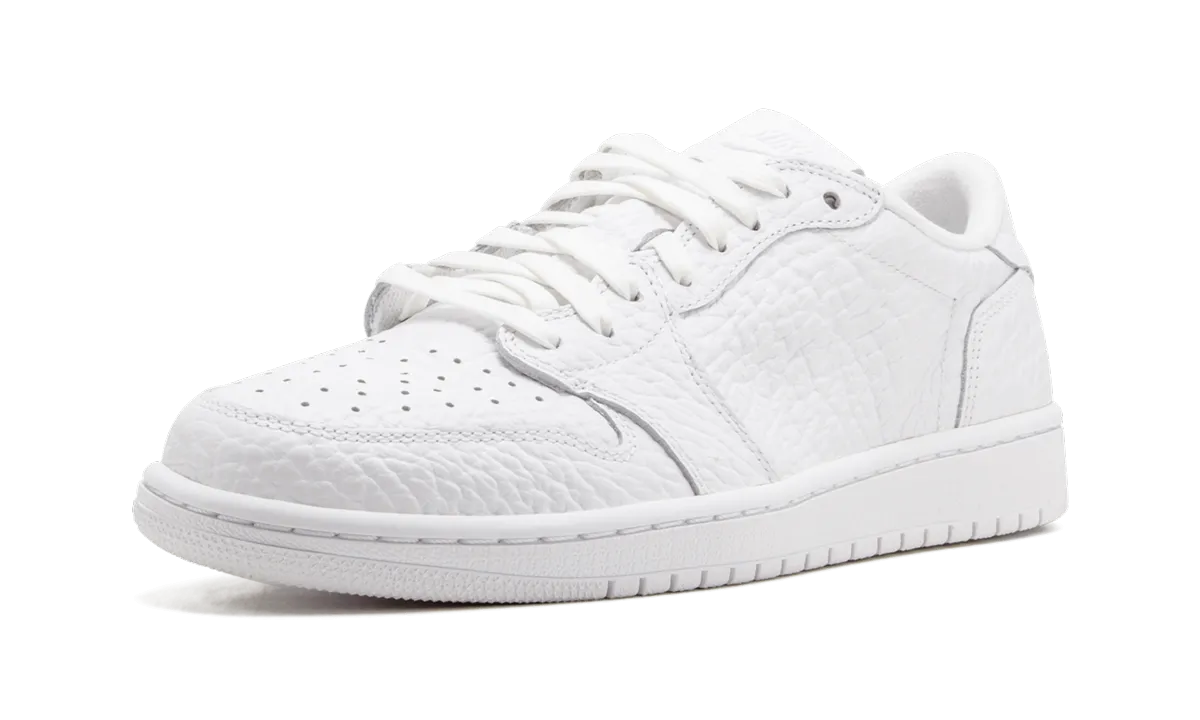 Air Jordan 1 Retro Low NS "Triple White" Breathable Upper Antibacterial