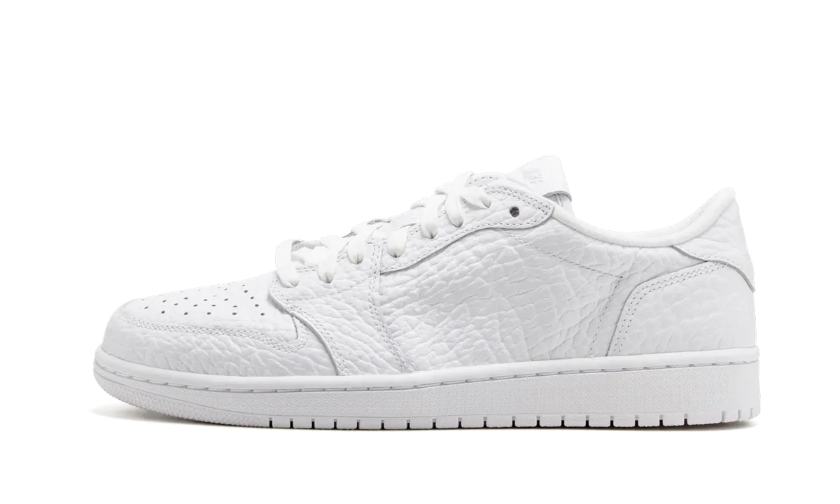 Premium Sole Classic Look Air Jordan 1 Retro Low NS "Triple White"