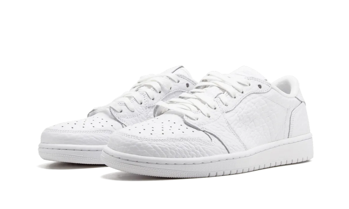 Moisture wicking Air Jordan 1 Retro Low NS "Triple White"