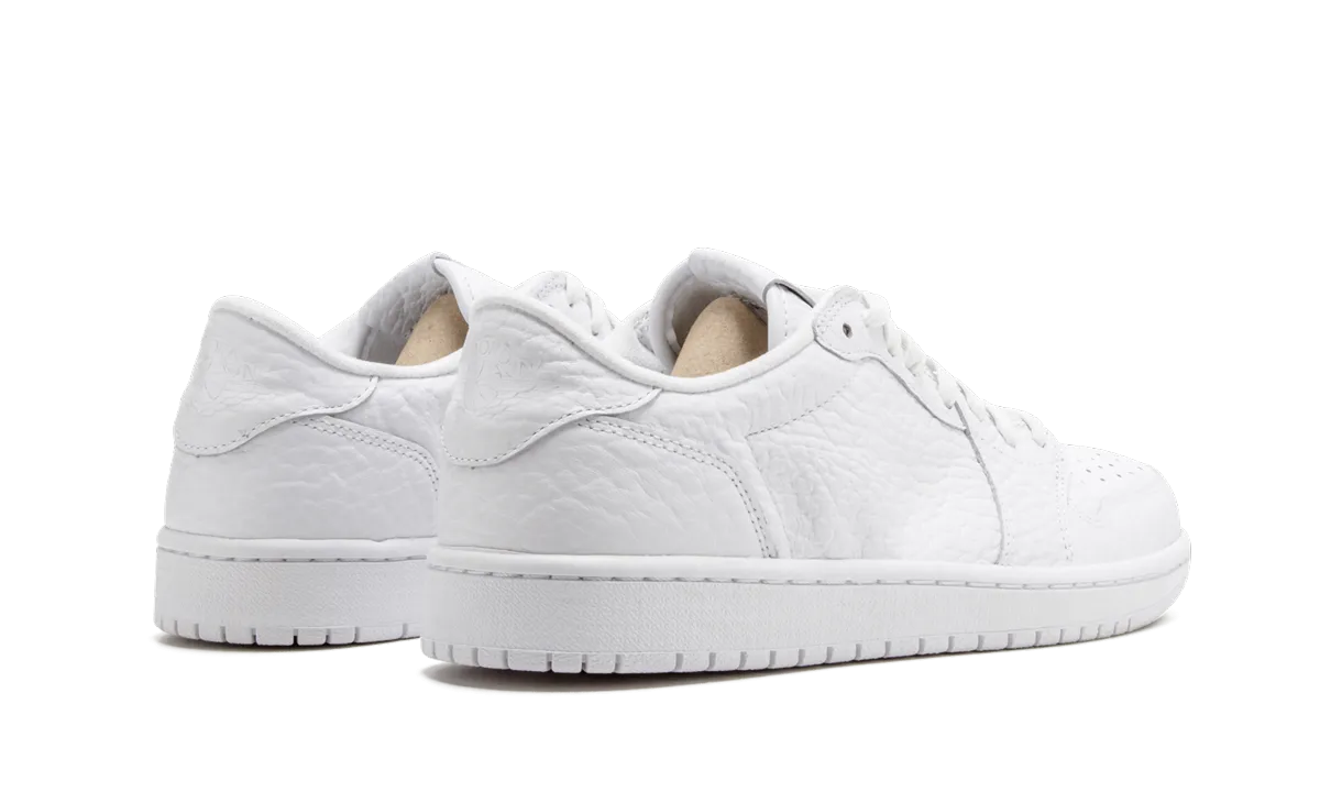 Air Jordan 1 Retro Low NS "Triple White" Gait Optimized Gusseted Tongue