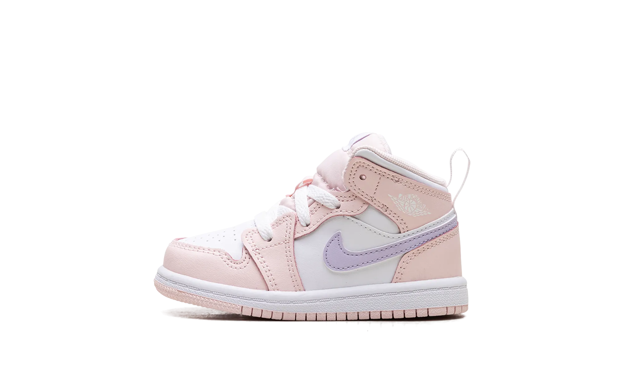 Air Jordan 1 TD "Pink Frost" Abrasion Resistant Lining Ankle Support Features