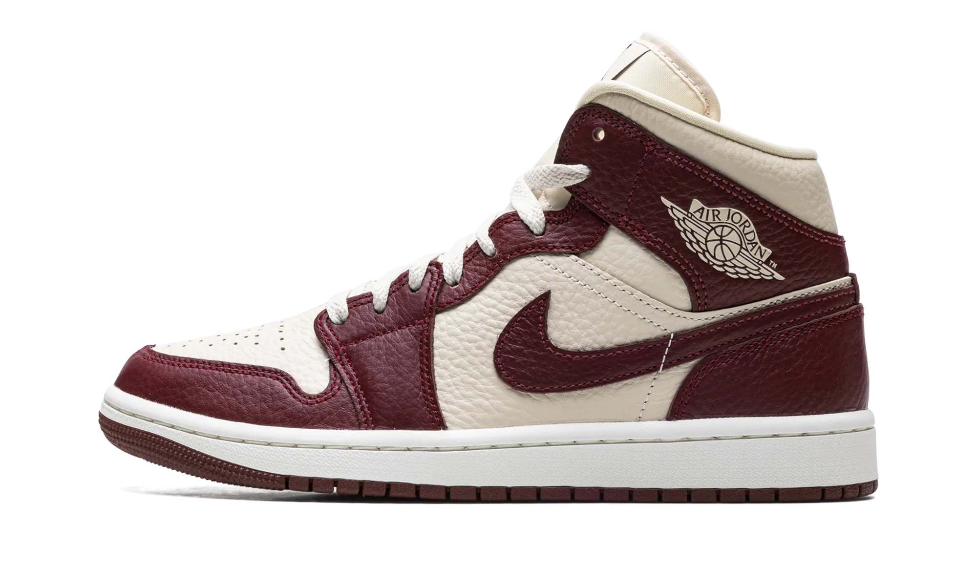 Functional Fit Foot alignment AIR JORDAN 1 WMNS "Split Cherrywood Red"