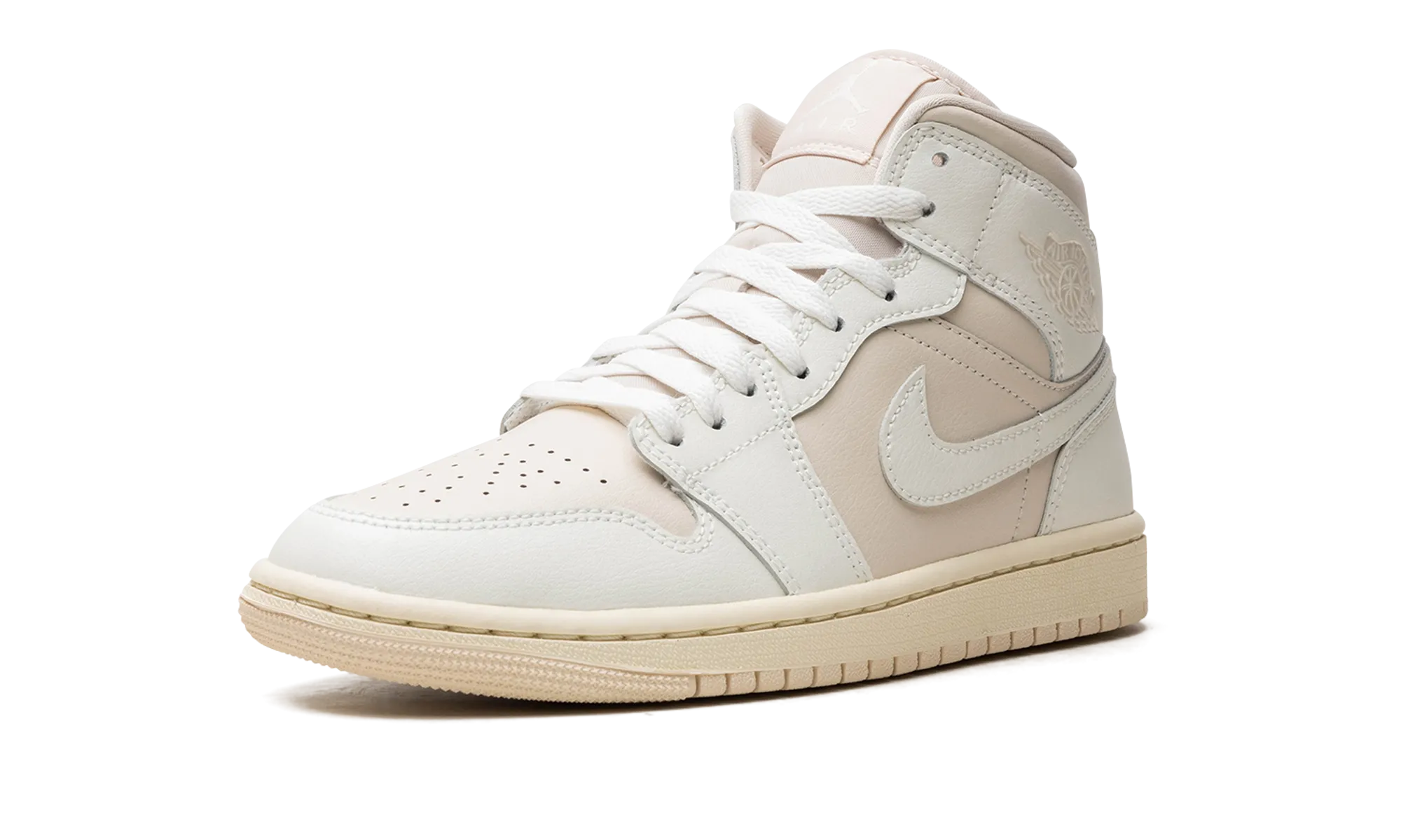 Air Jordan 1 WMNS "White / Light Tan" Breathable Edge