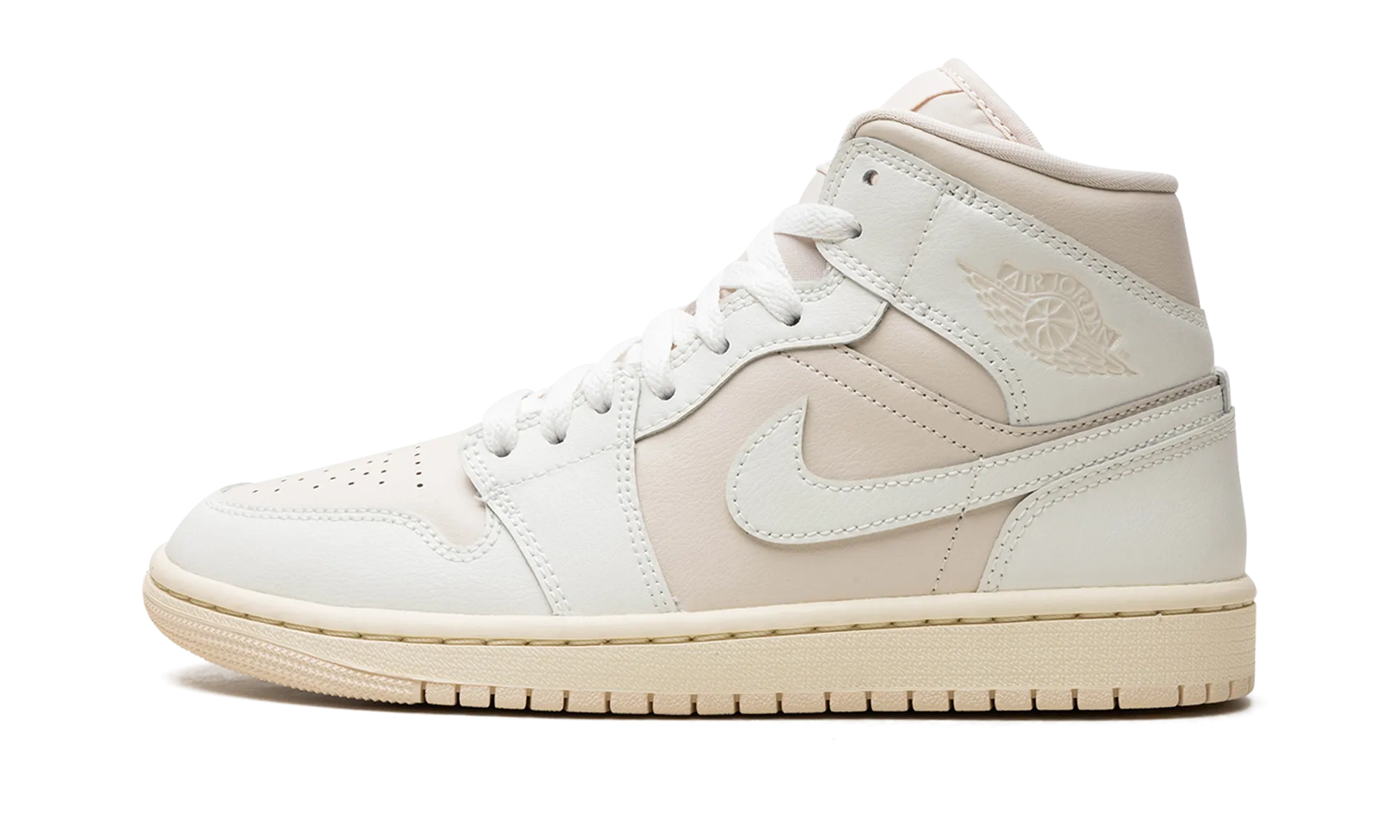 Air Jordan 1 WMNS "White / Light Tan" Transit Fit Style Ready