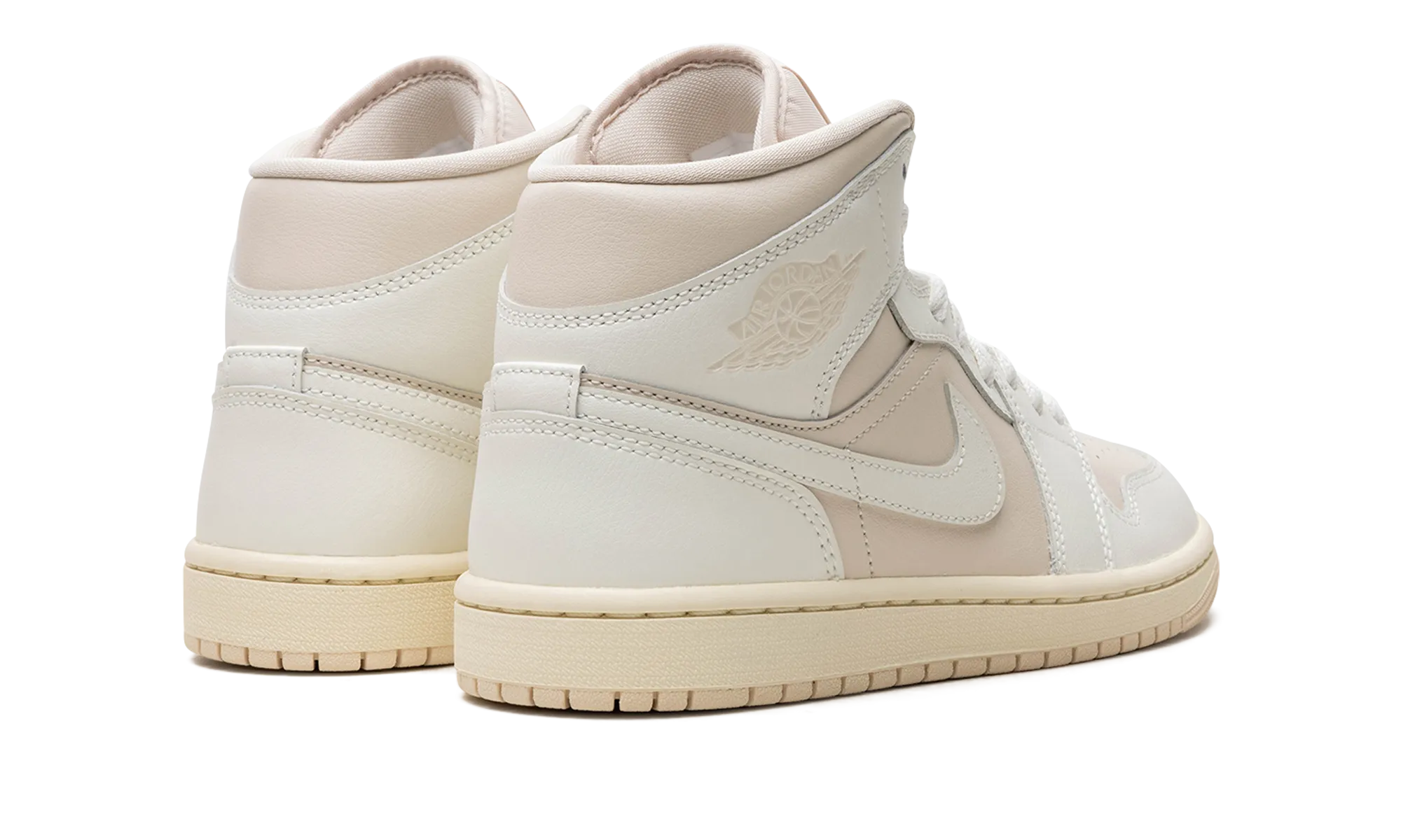 Non-Slip Sole Premium Durability Air Jordan 1 WMNS "White / Light Tan"