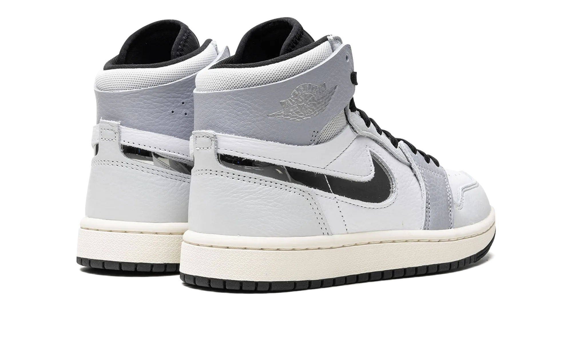 Move Freely High Top Style AIR JORDAN 1 ZOOM AIR CMFT 2 WMNS "Metallic Silver"