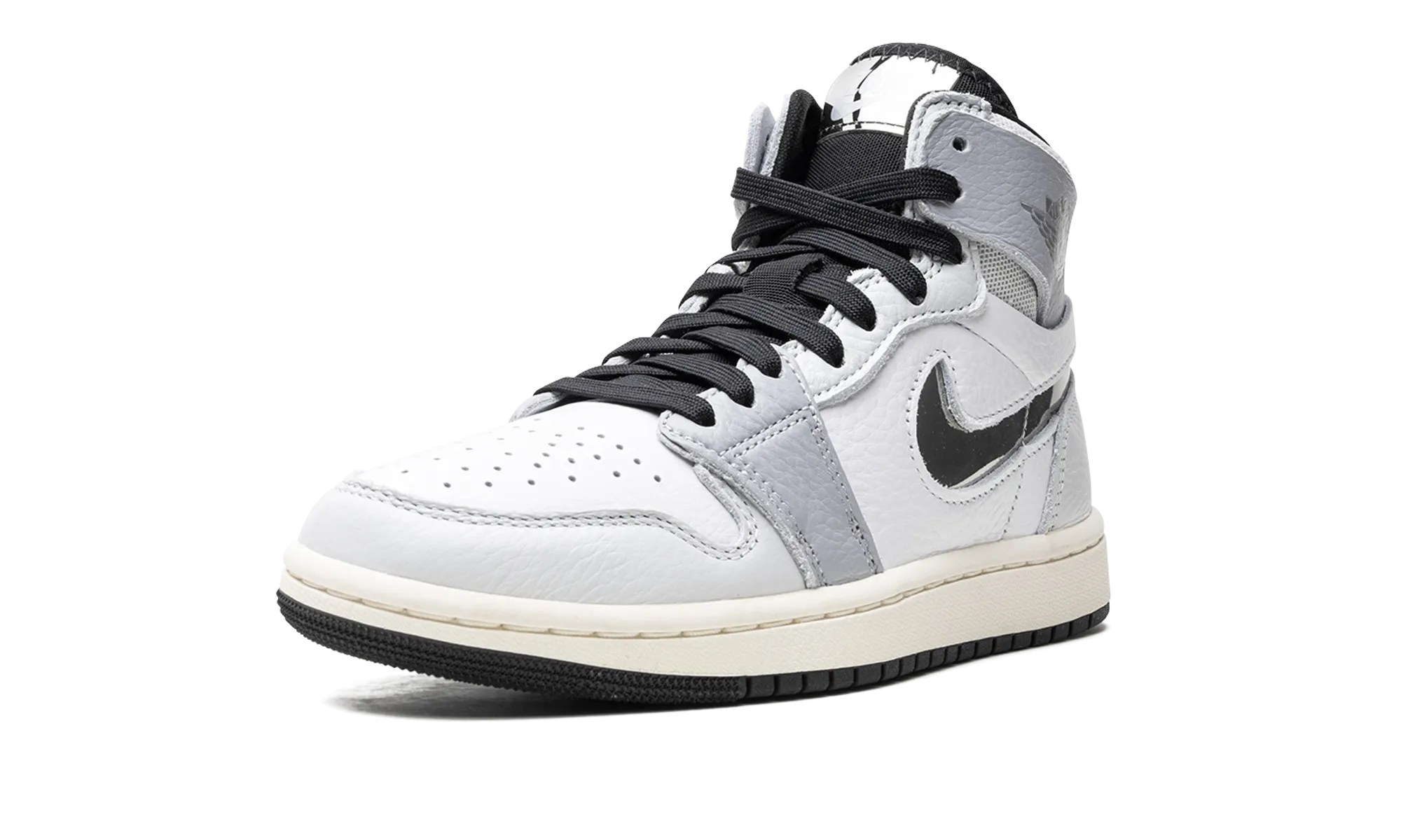 AIR JORDAN 1 ZOOM AIR CMFT 2 WMNS "Metallic Silver" Ergonomic Lasting