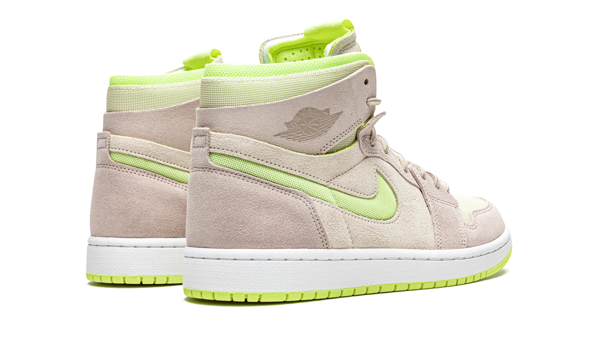Arch Support Design Stylish Option AIR JORDAN 1 ZOOM AIR CMFT WMNS "Lemon Twist"