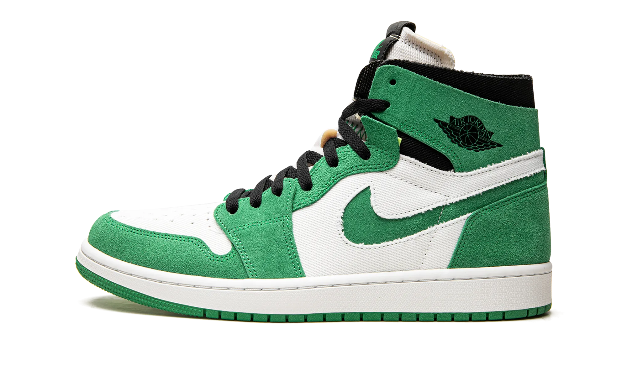 Heat Sealed Seams Style Neutral AIR JORDAN 1 ZOOM CMFT WMNS "Stadium Green"