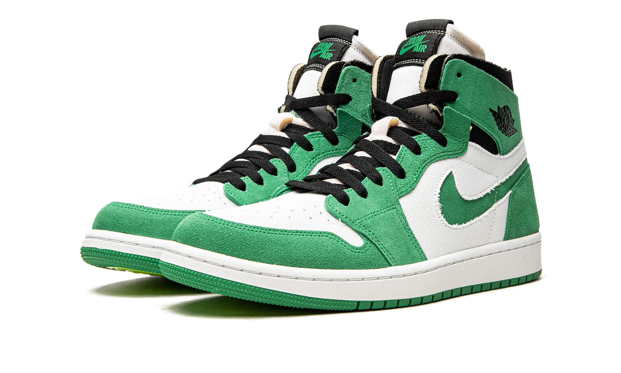 AIR JORDAN 1 ZOOM CMFT WMNS "Stadium Green" Vibrant Design Heat Dissipating Design