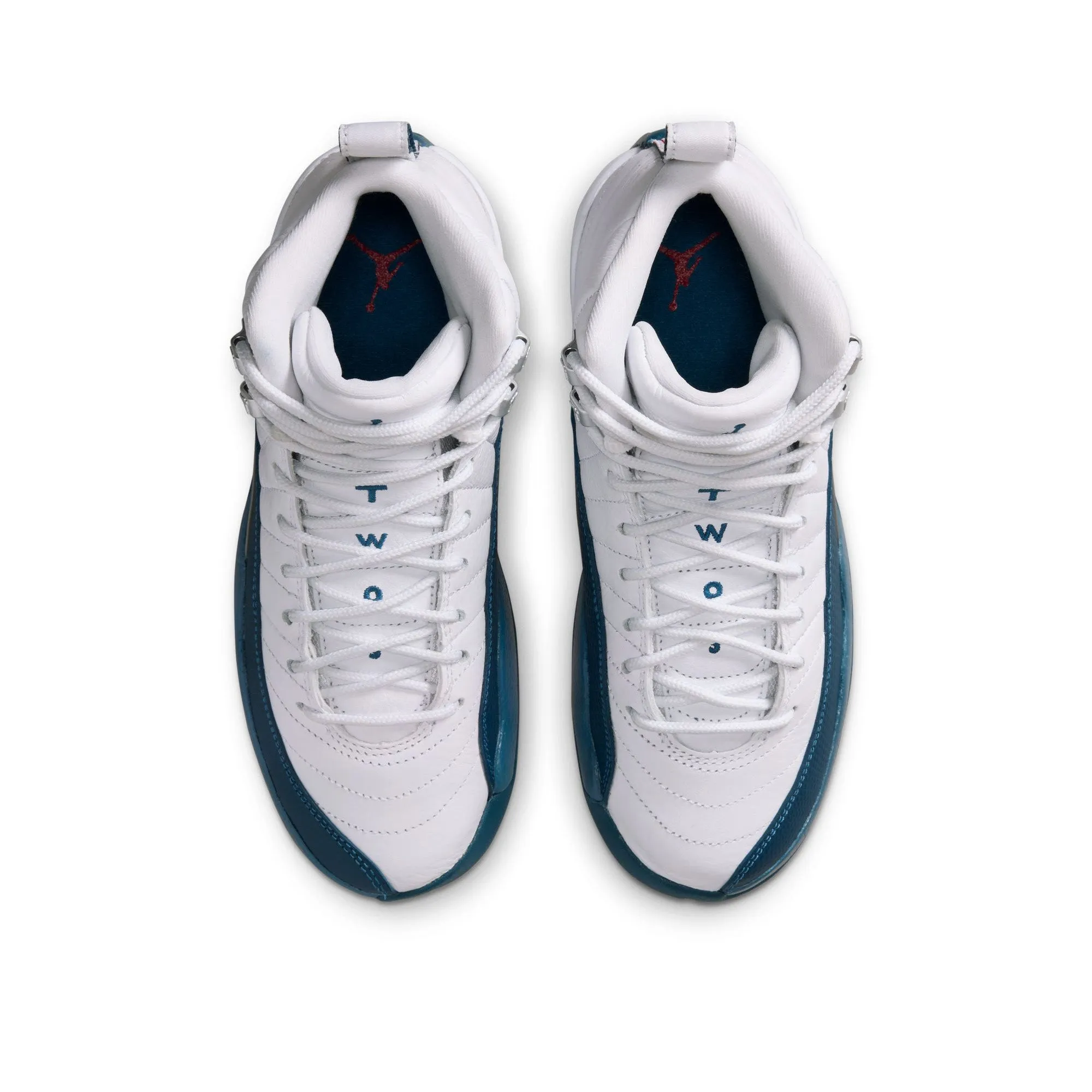 Orthopedic Footbed Technology Canvas Air Jordan 12 Retro (GS) - White/French Blue