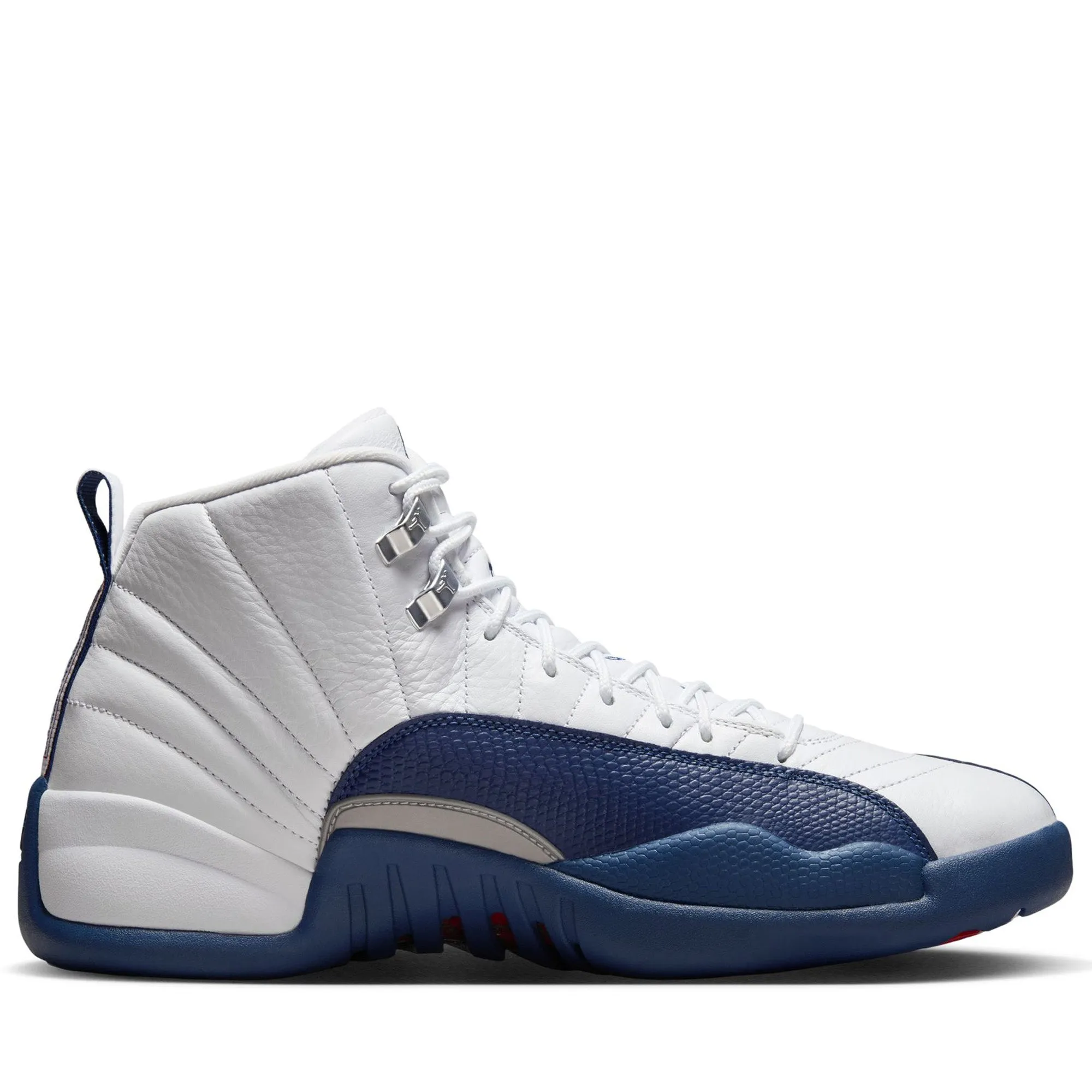 Air Jordan 12 Retro - White/French Blue Modern Trend Soft Collar