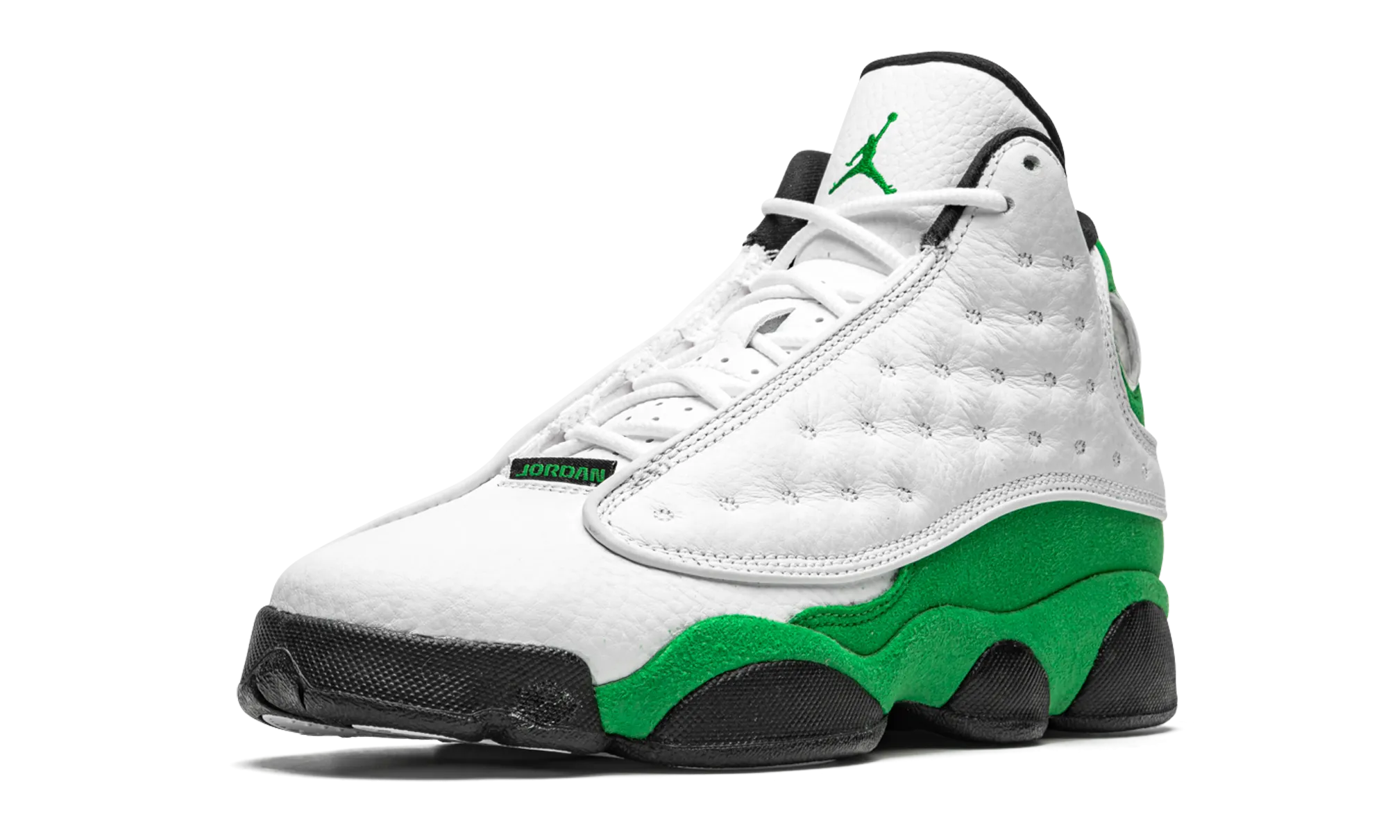 Lightweight Knit Fabric Fitted touch Air Jordan 13 Retro GS "Lucky Green"
