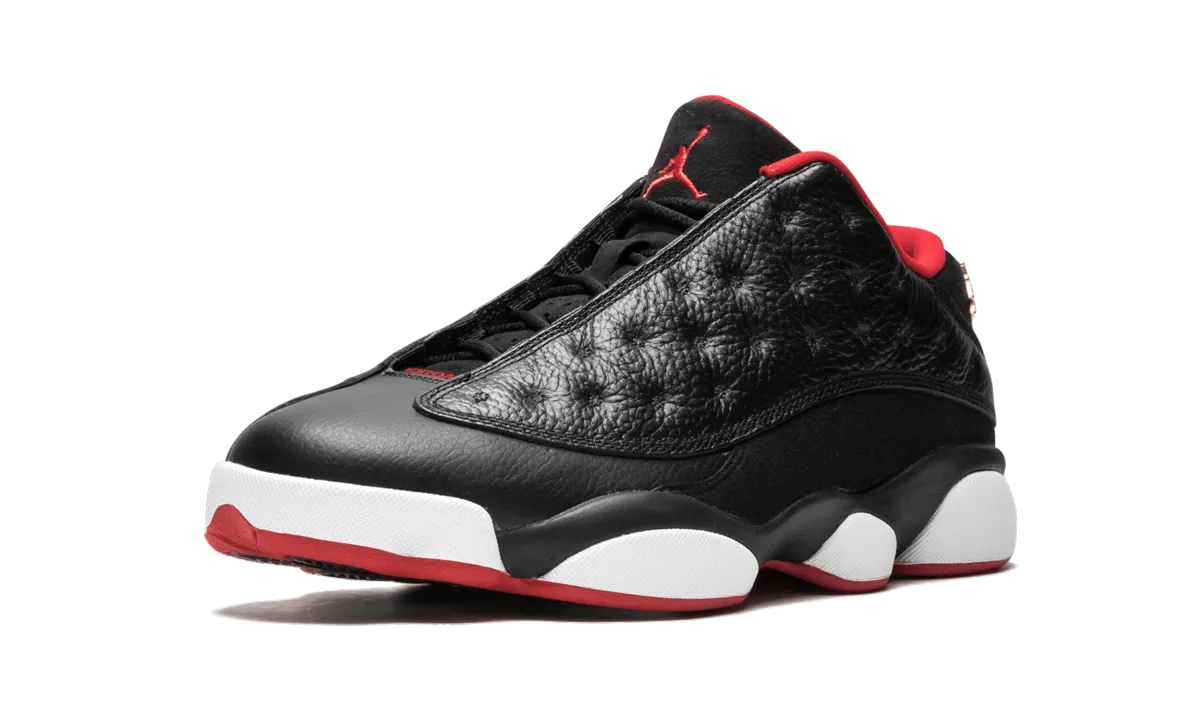 Shock Dispersing Hexagons Air Jordan 13 Retro Low "Bred"