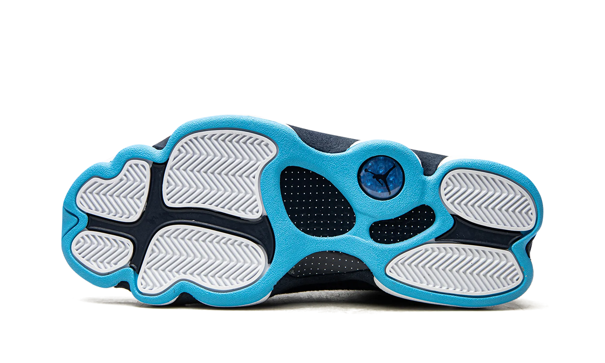 Air Jordan 13 Retro "Obsidian" cushioning system Soft Entry