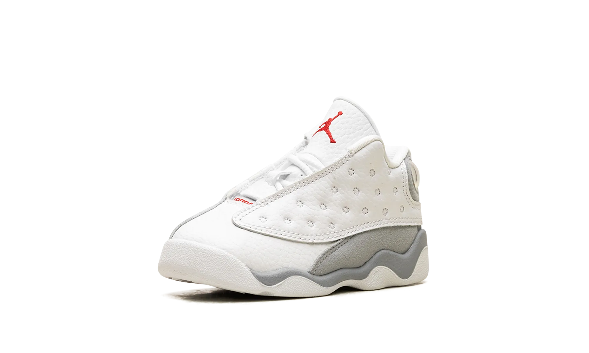 Air Jordan 13 Retro TD "Wolf Grey" Unique Design Breath Points