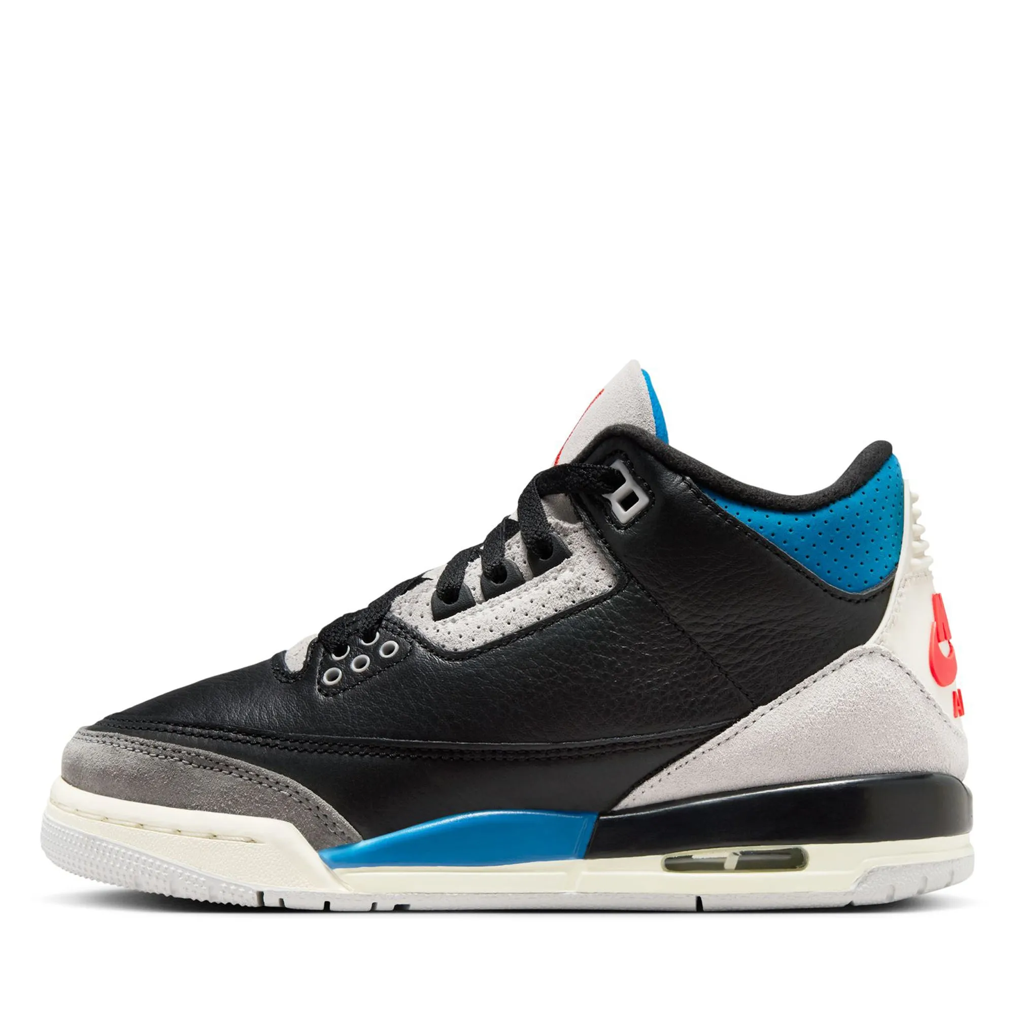 Premium Quality Fashion Rush Air Jordan 3 Retro OG 'Rare Air' (GS) - Black/Chile Red