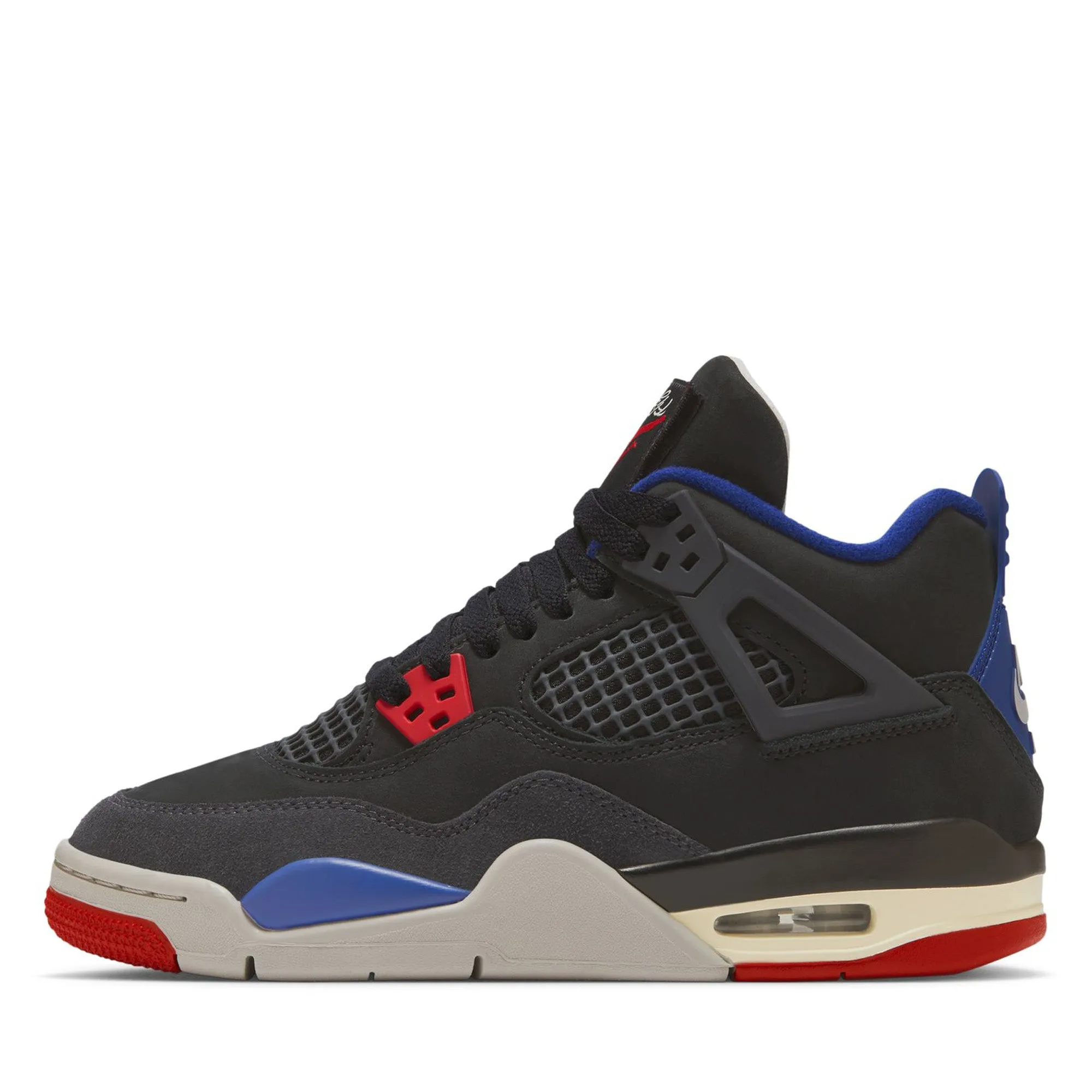 Air Jordan 4 Retro OG 'Rare Air' (GS) - Black/Fire Red Well Cushioned Athletic Design