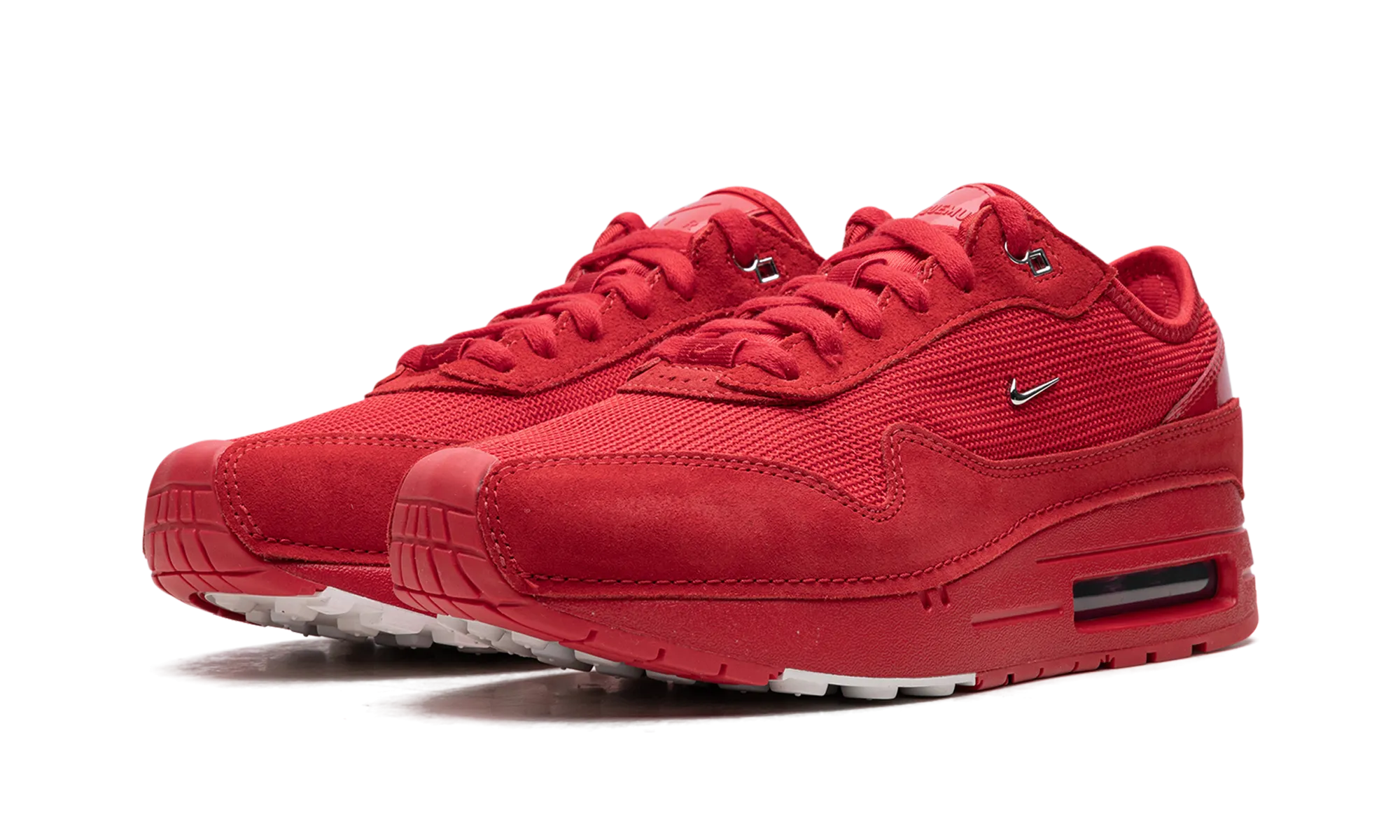 Air Max 1 ??86 WMNS "Jacquemus - Mystic Red" Fast - paced seamless upper shoes