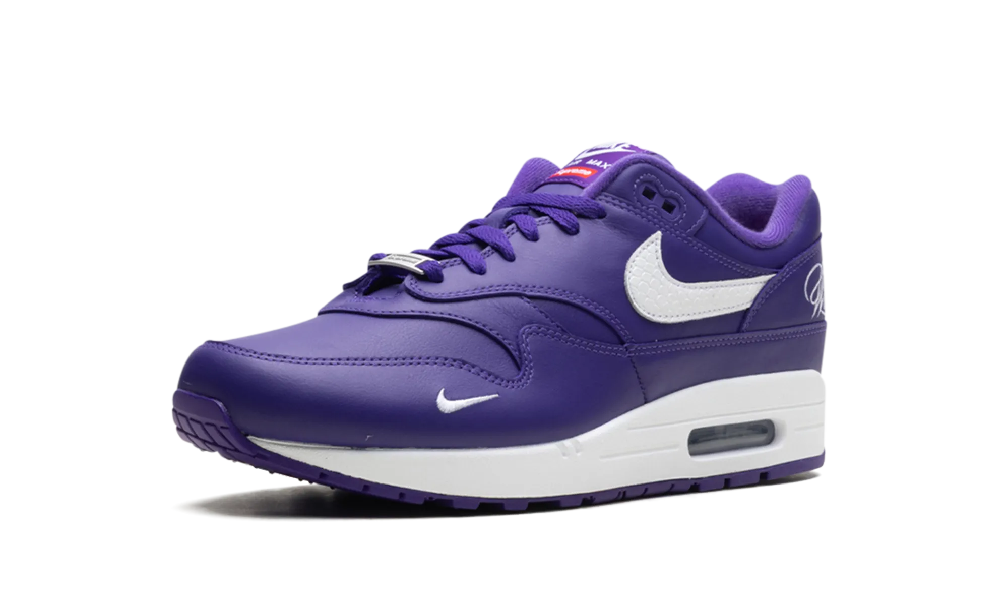 running - economy night - visibility shoes Air Max 1 '87 SP "Supreme Varsity Purple"