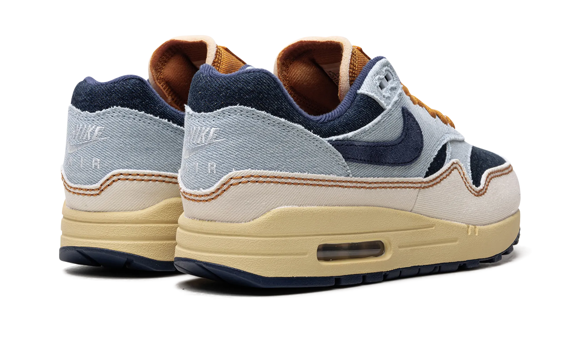 AIR MAX 1 '87 WMNS "AURA / MIDNIGHT NAVY / PALE IVORY" post - run adult athletic footwear