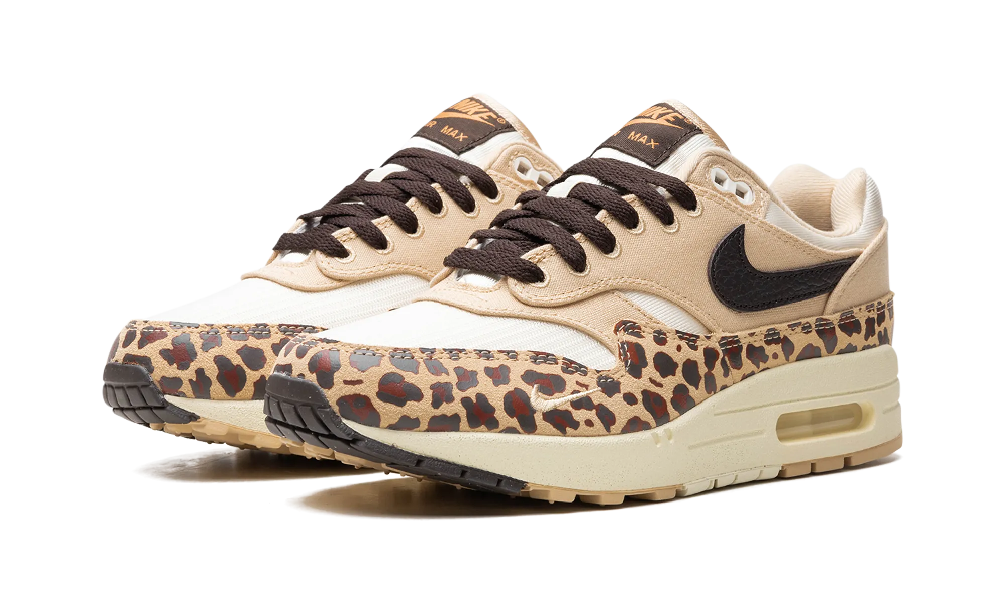 Air Max 1 '87 WMNS "Sesame Leopard" comfortable socks
