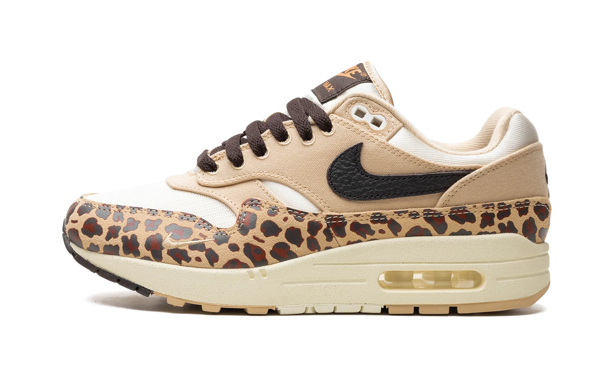 Air Max 1 '87 WMNS "Sesame Leopard" Wide short - distance runners