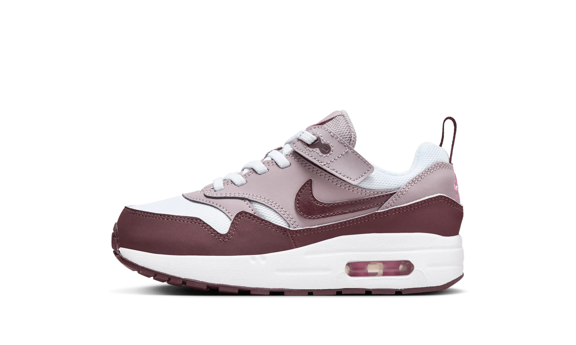Padded interior Air Max 1 EasyOn PS "Light Violet Burgundy Crush"