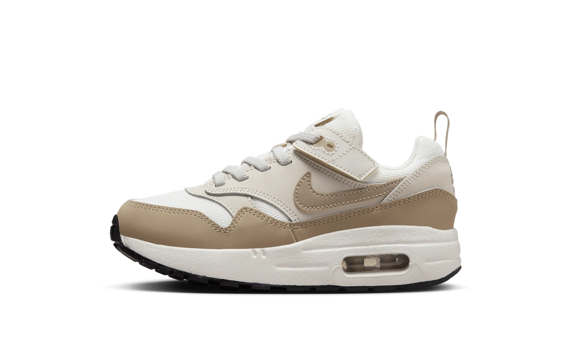Air Max 1 EasyOn PS "Phantom Light Orewood Brown" running in deserts