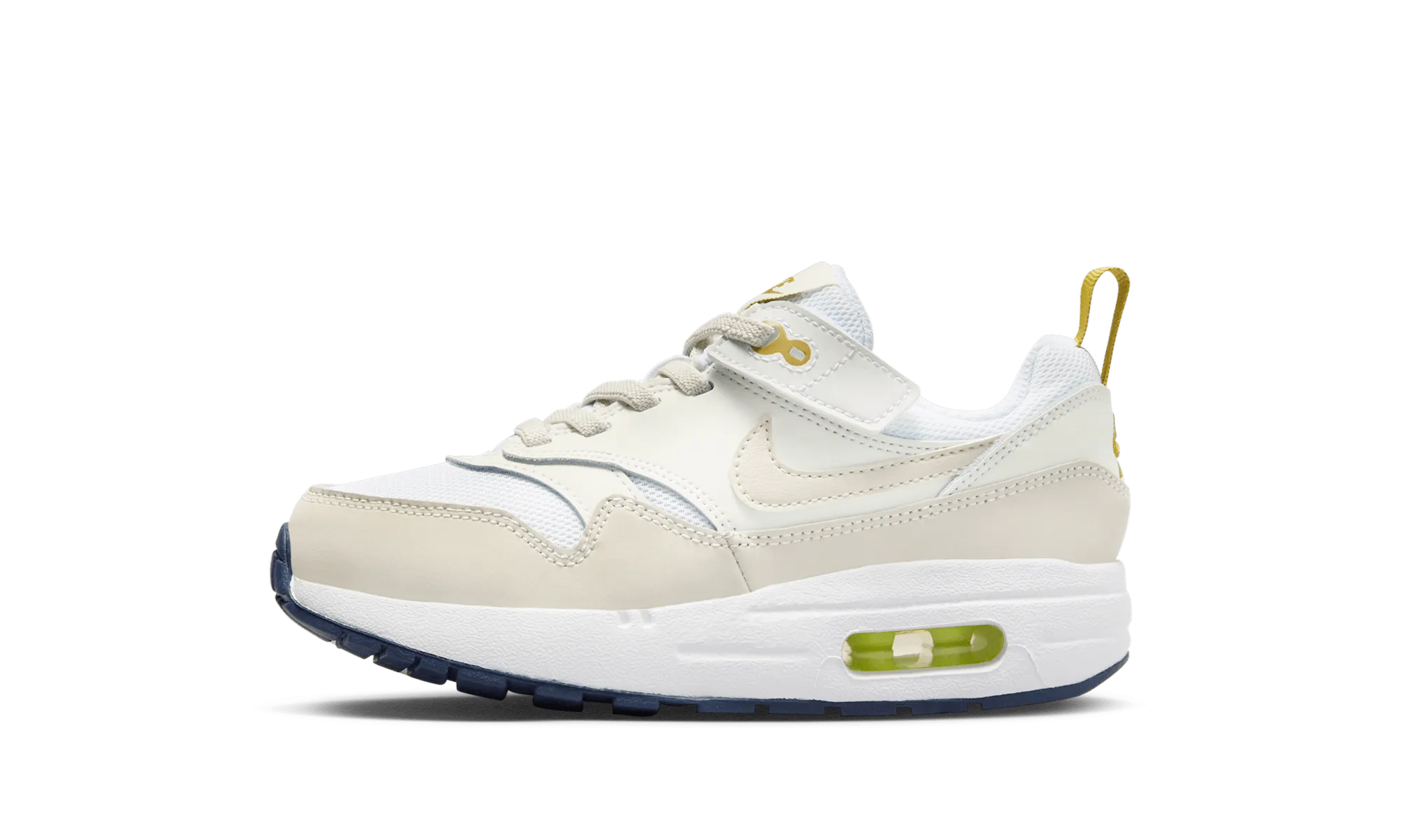 coastal morning - runner Air Max 1 EasyOn PS "White Bronzine Midnight Navy Light Orewood Brown"