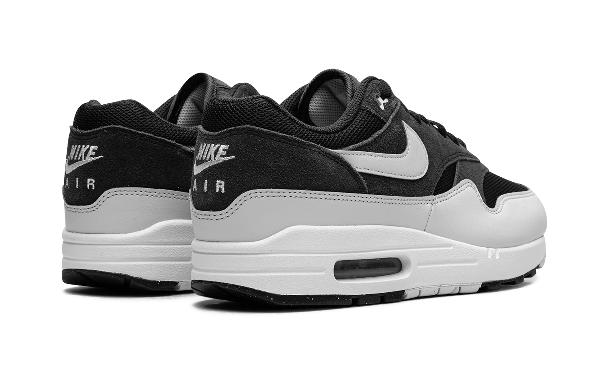 Air Max 1 Essential "Off Noir Vast Grey" Neutral Color patchwork running gear