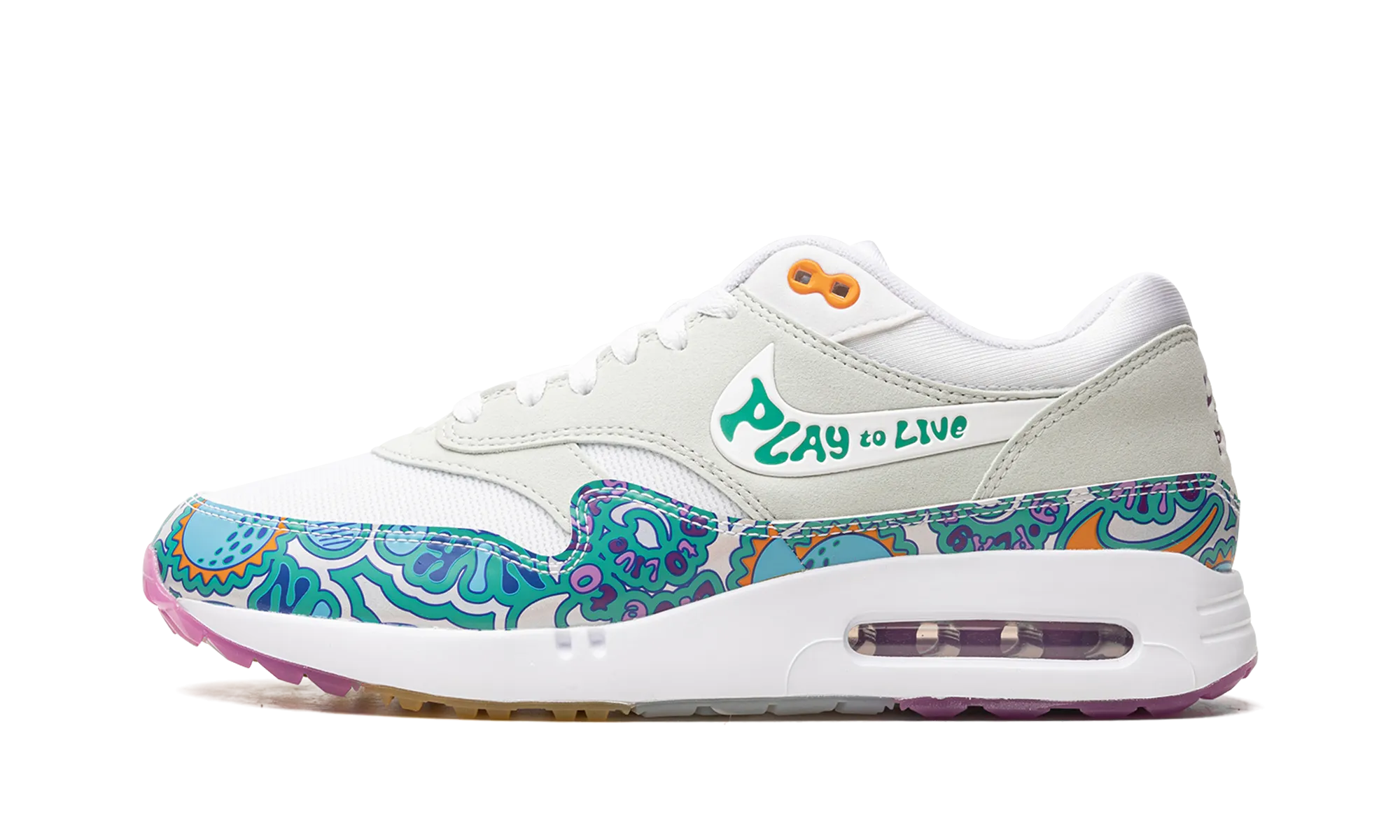 BreathableMesh perforated upper shoes Air Max 1 Golf "Play To Live"
