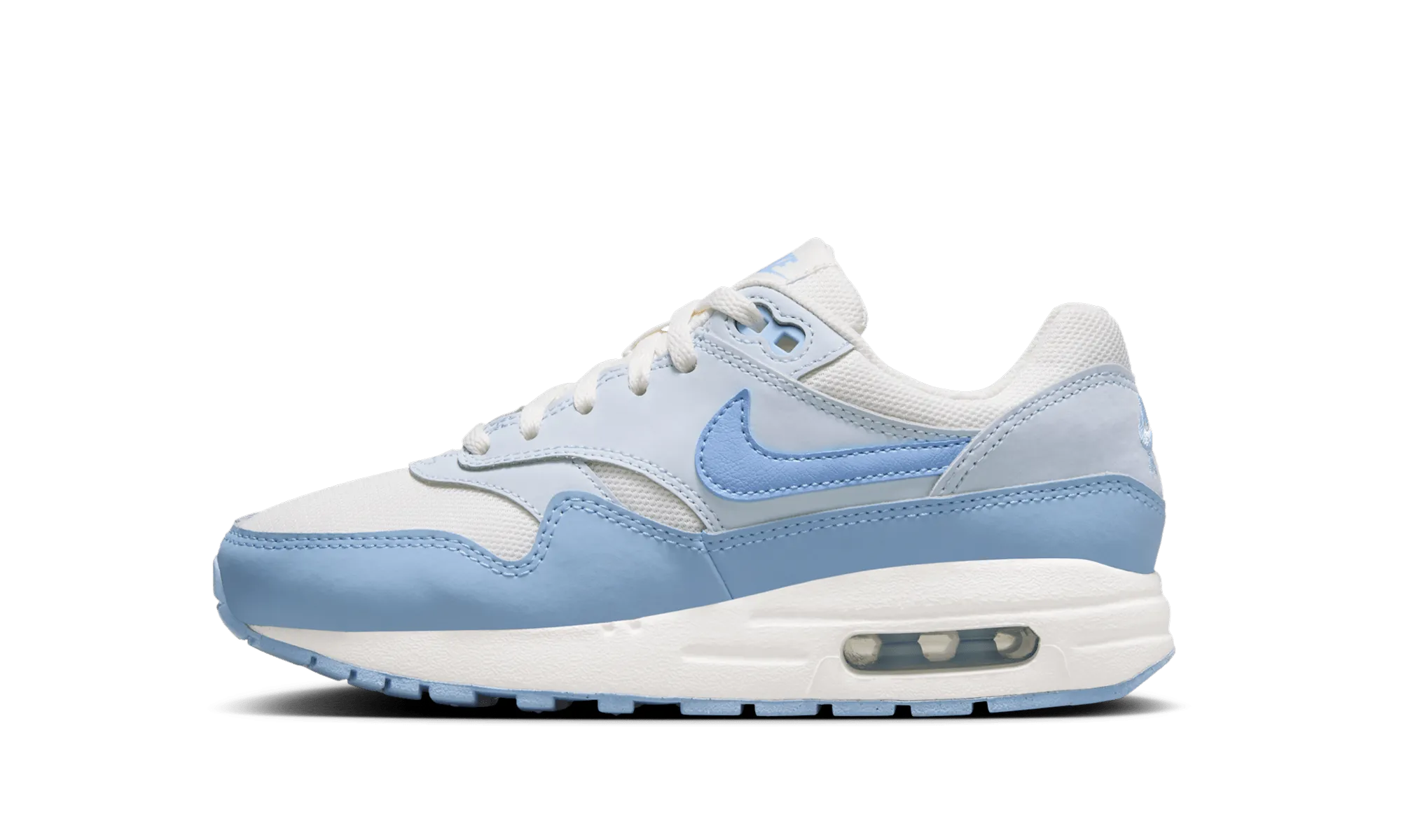 Air Max 1 GS "Sail Blue Tint Psychic Blue" style shoes track - runner